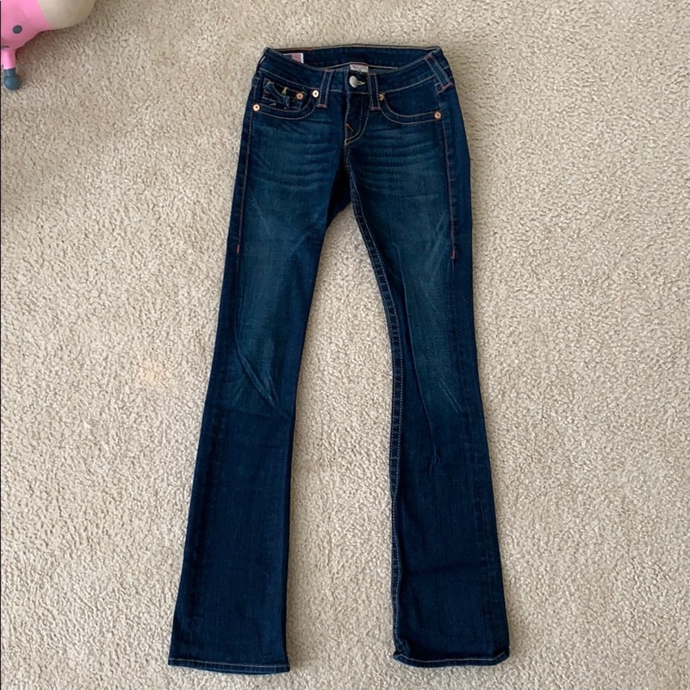 True Religion Boot Cut Dark Wash Jeans